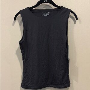 Tahari Black Sleeveless Tank Top